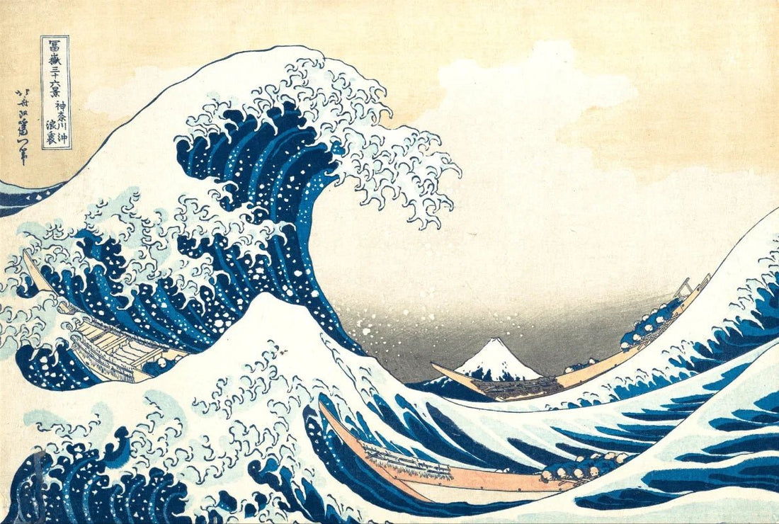 Ukiyo-e and Stone Lanterns No.1 Katsushika Hokusai - Japanstones.shop
