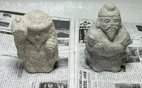 We ship the Seven Lucky Gods to the U.S. via DHL.
