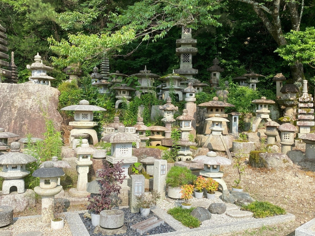 Why Authentic Granite Stone Lanterns Are Essential for a True Japanese Garden – Not Concrete Imitations - Japanstones.shop