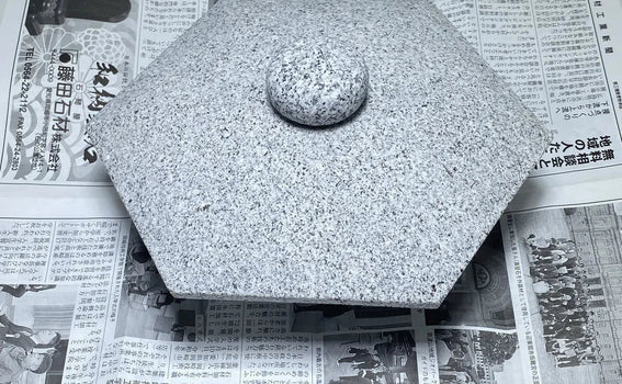 Yukimi Stone Lantern for Japanese Garden Shipped from Japan to the United States by UPS
