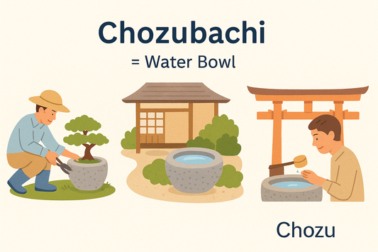 Chozubachi Stone Warter Bowl