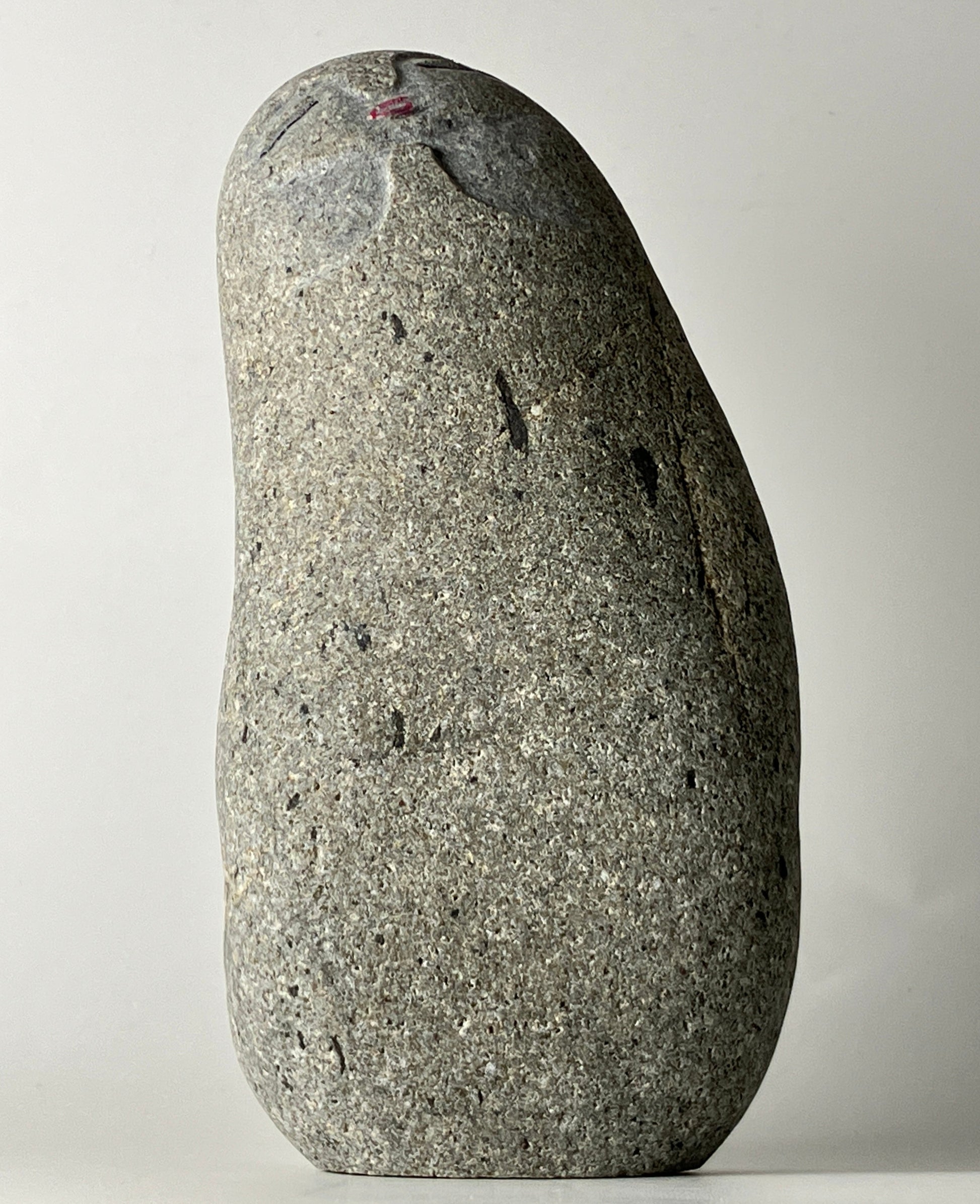 Small Shengmu Pebble Stone Jizo Sculpture