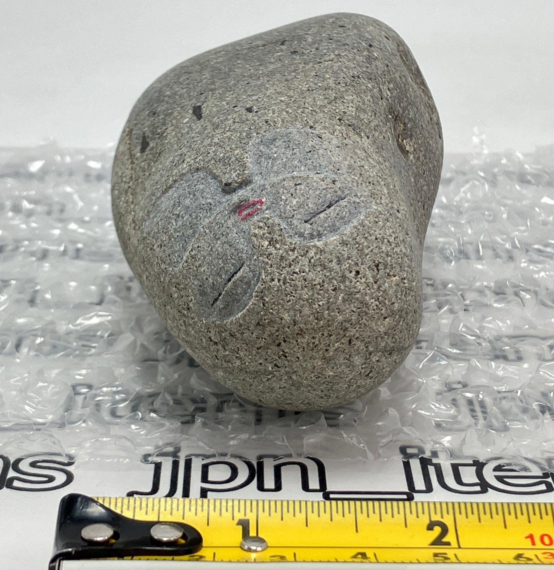Small Shengmu Pebble Stone Jizo Sculpture