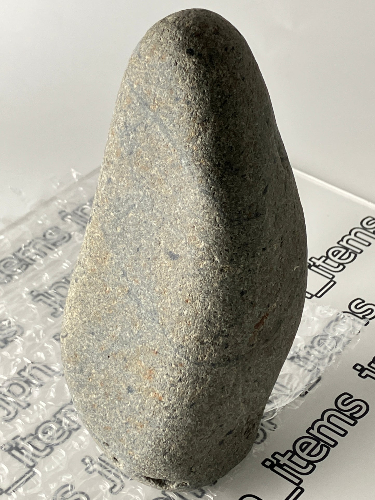 Small Shengmu Pebble Stone Jizo Sculpture Handmade Japanese Type B