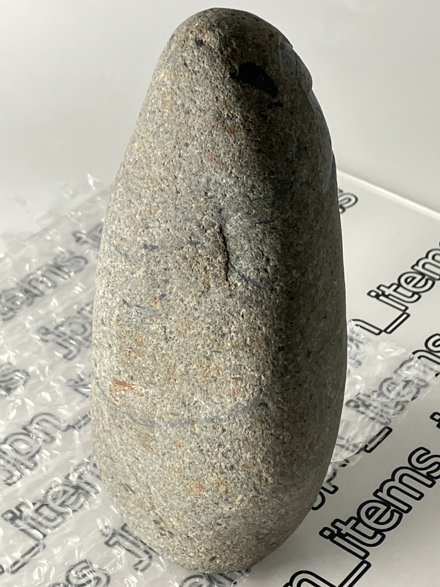 Small Shengmu Pebble Stone Jizo Sculpture Handmade Japanese Type B