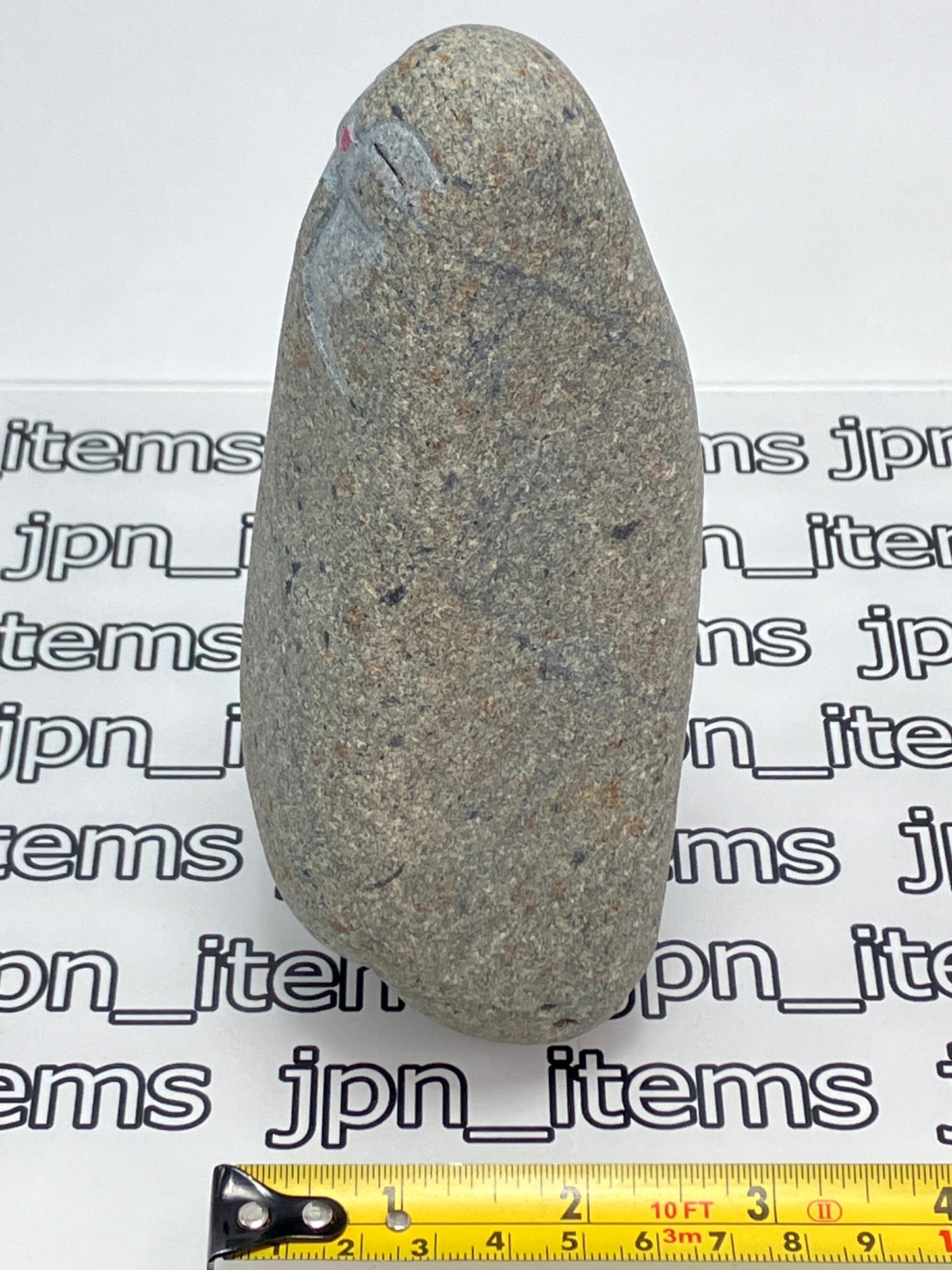 Small Shengmu Pebble Stone Jizo Sculpture Handmade Japanese Type B