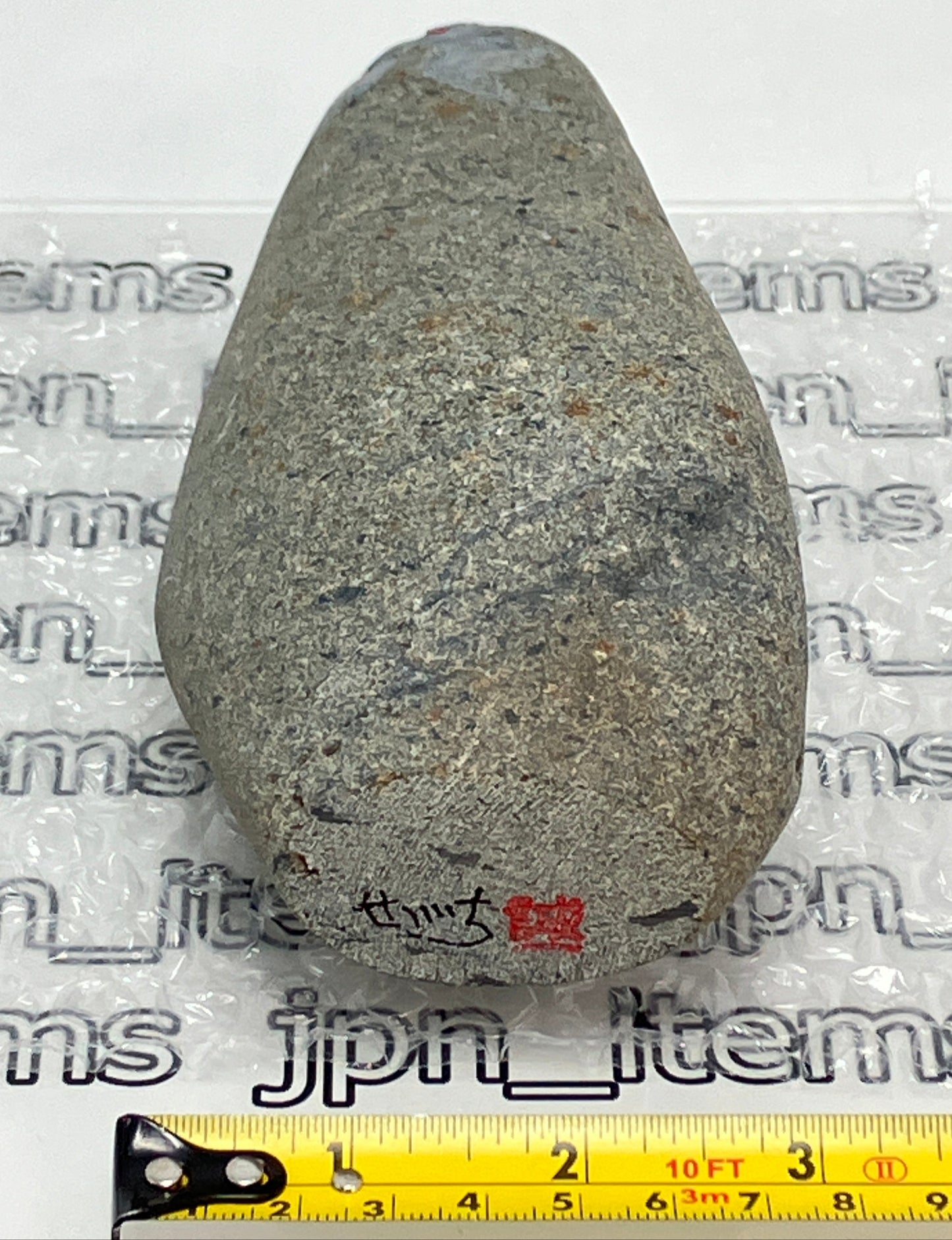 Small Shengmu Pebble Stone Jizo Sculpture Handmade Japanese Type B