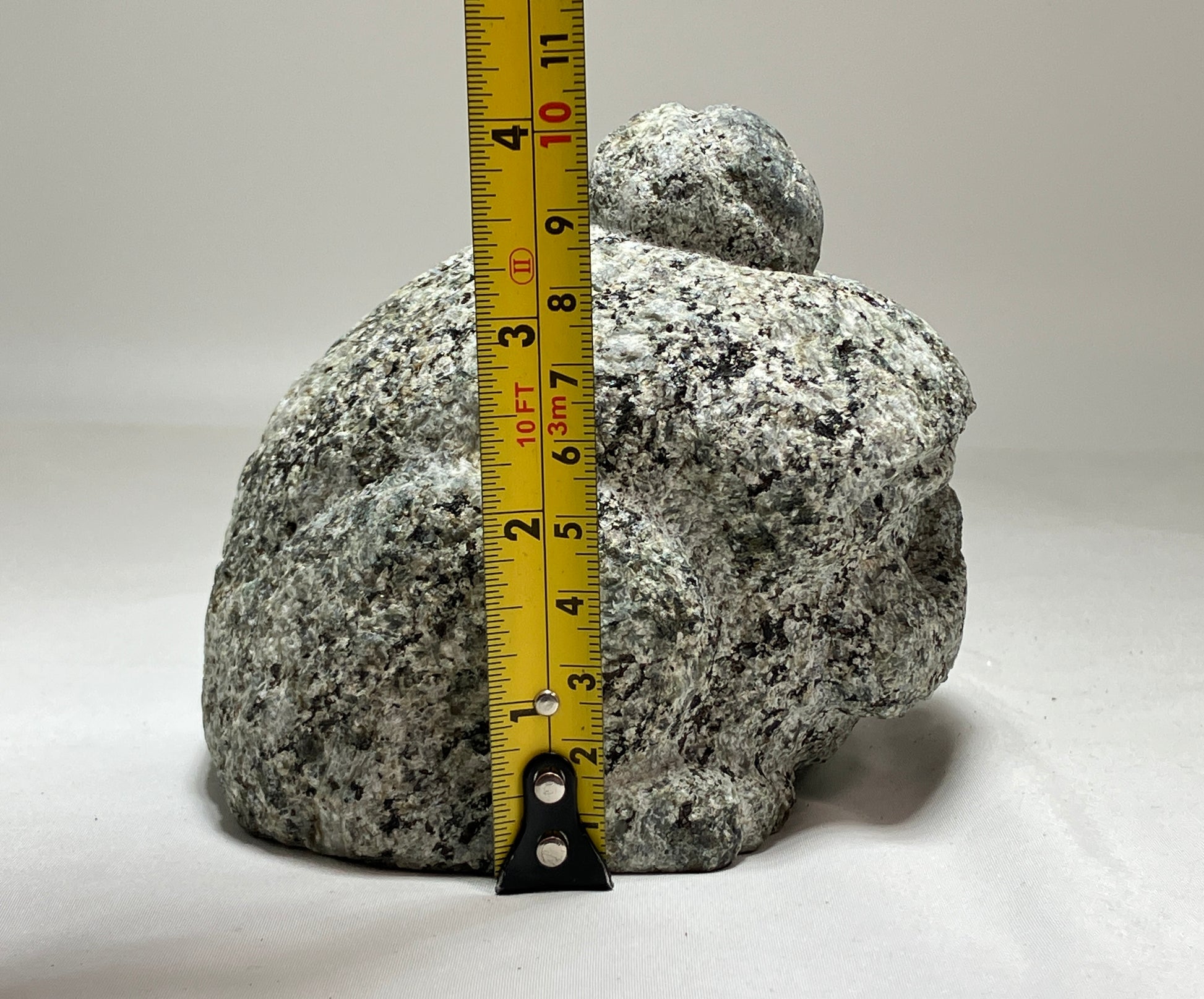 Small Frog Toad Granodiorite Stone Statue Figurine Japanese Garden