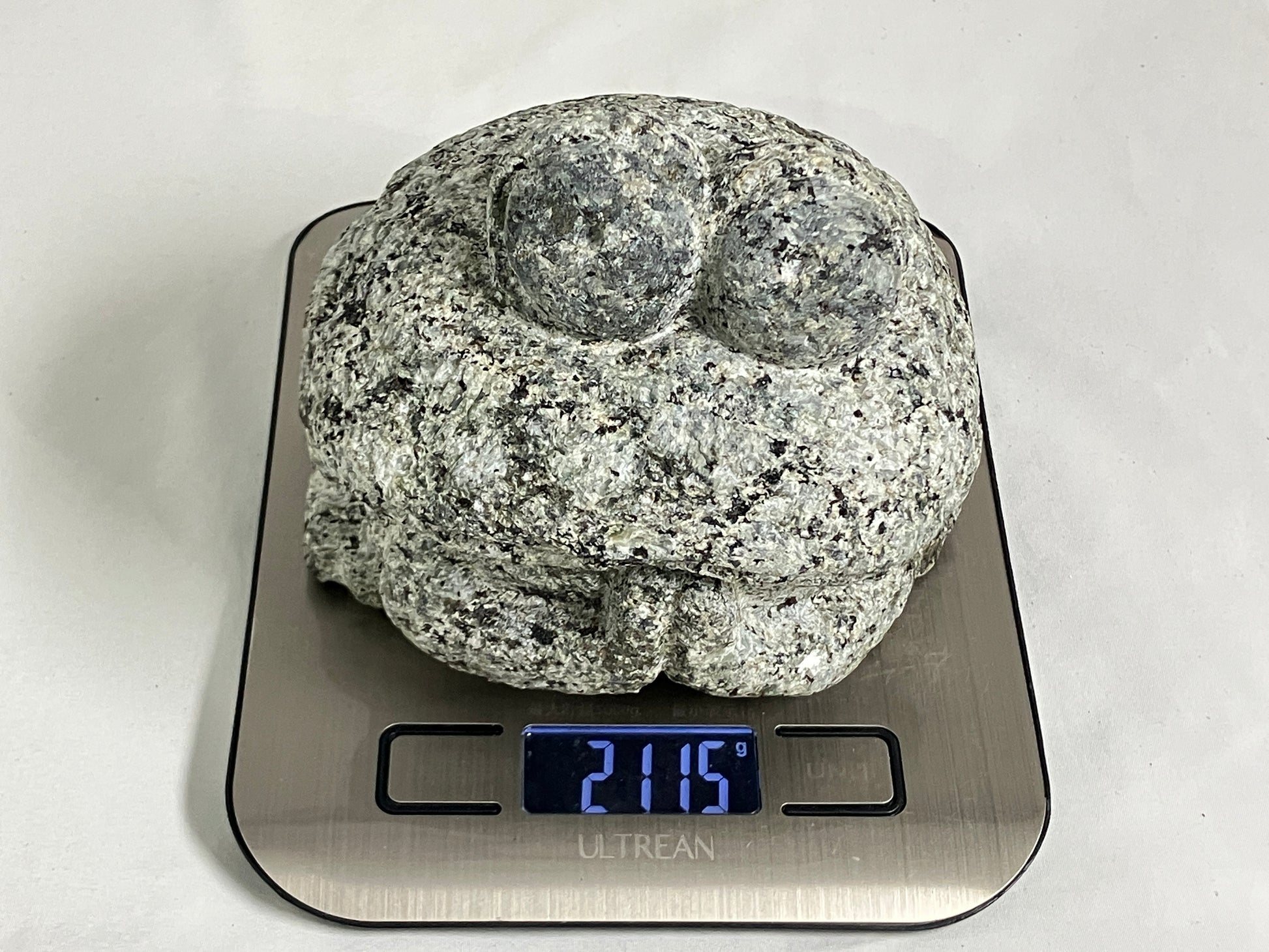 Small Frog Toad Granodiorite Stone Statue Figurine Japanese Garden