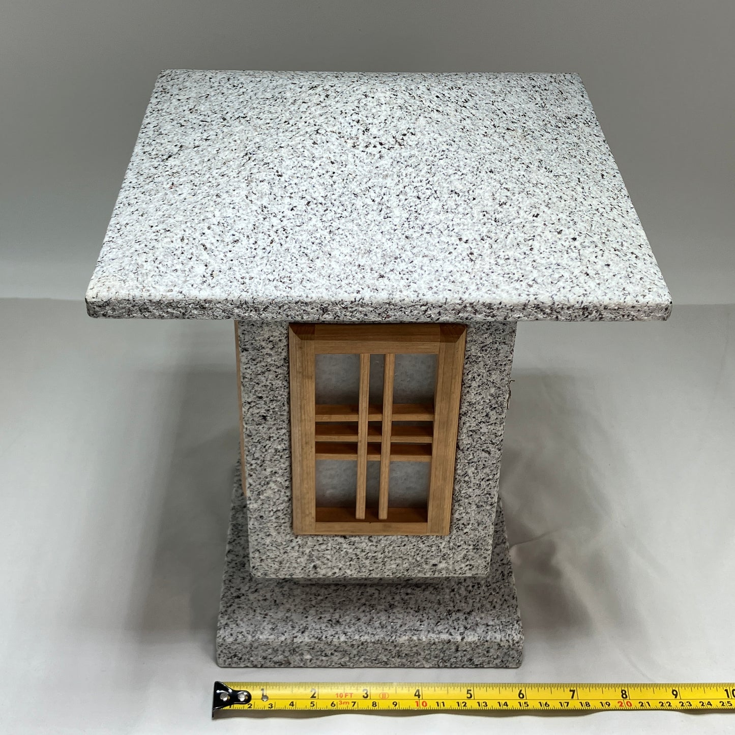 Andon Type Stone Lantern Granite Japanese Garden For Lighting