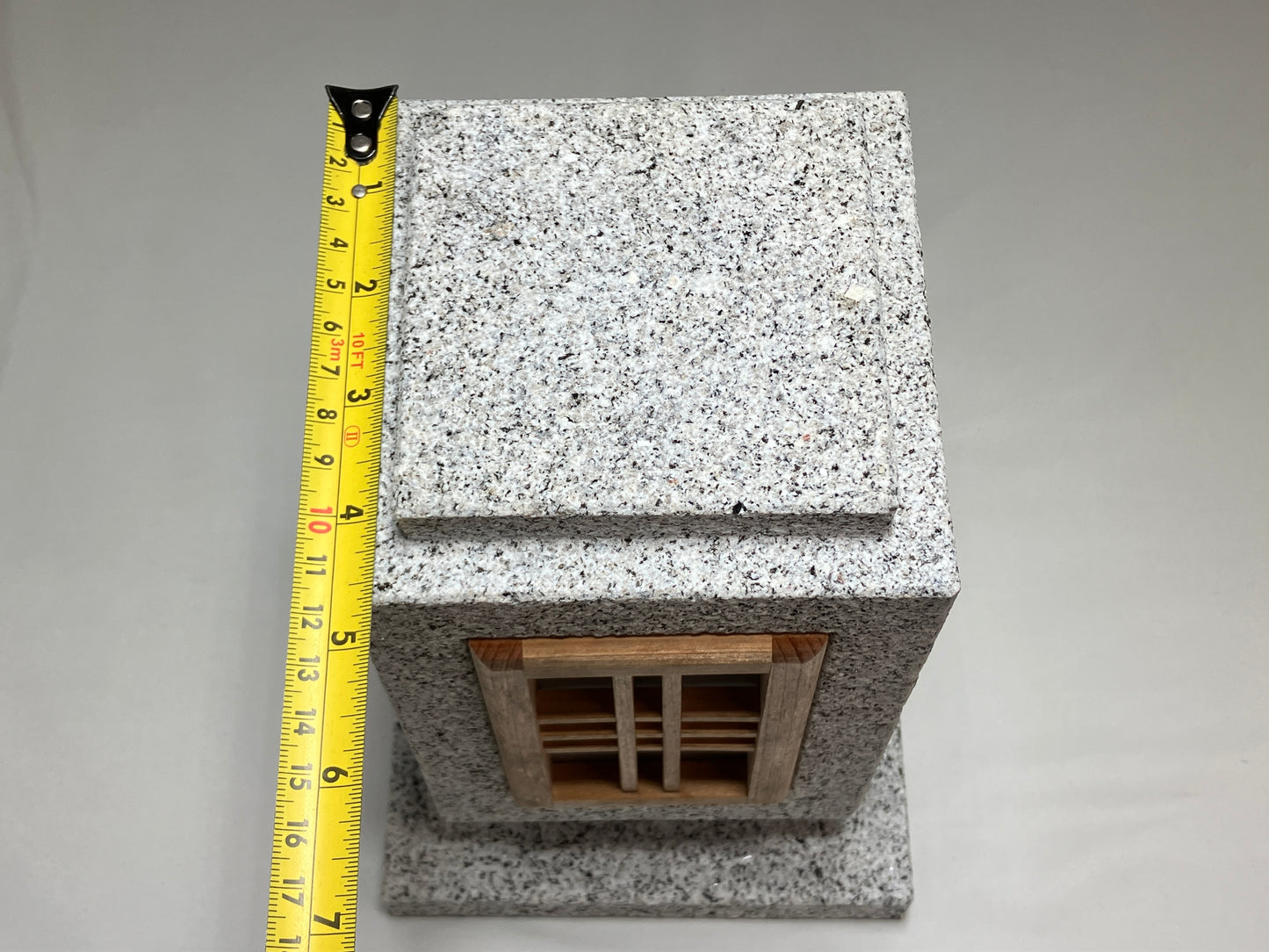 Andon Type Stone Lantern Granite Japanese Garden For Lighting