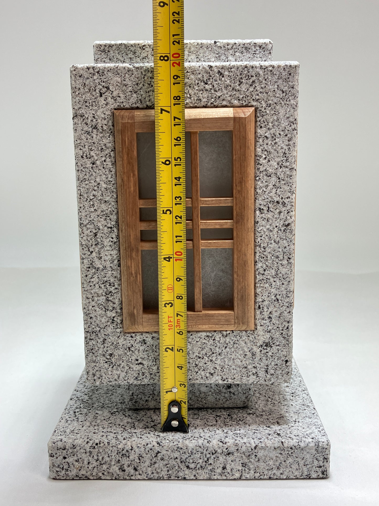 Andon Type Stone Lantern Granite Japanese Garden For Lighting
