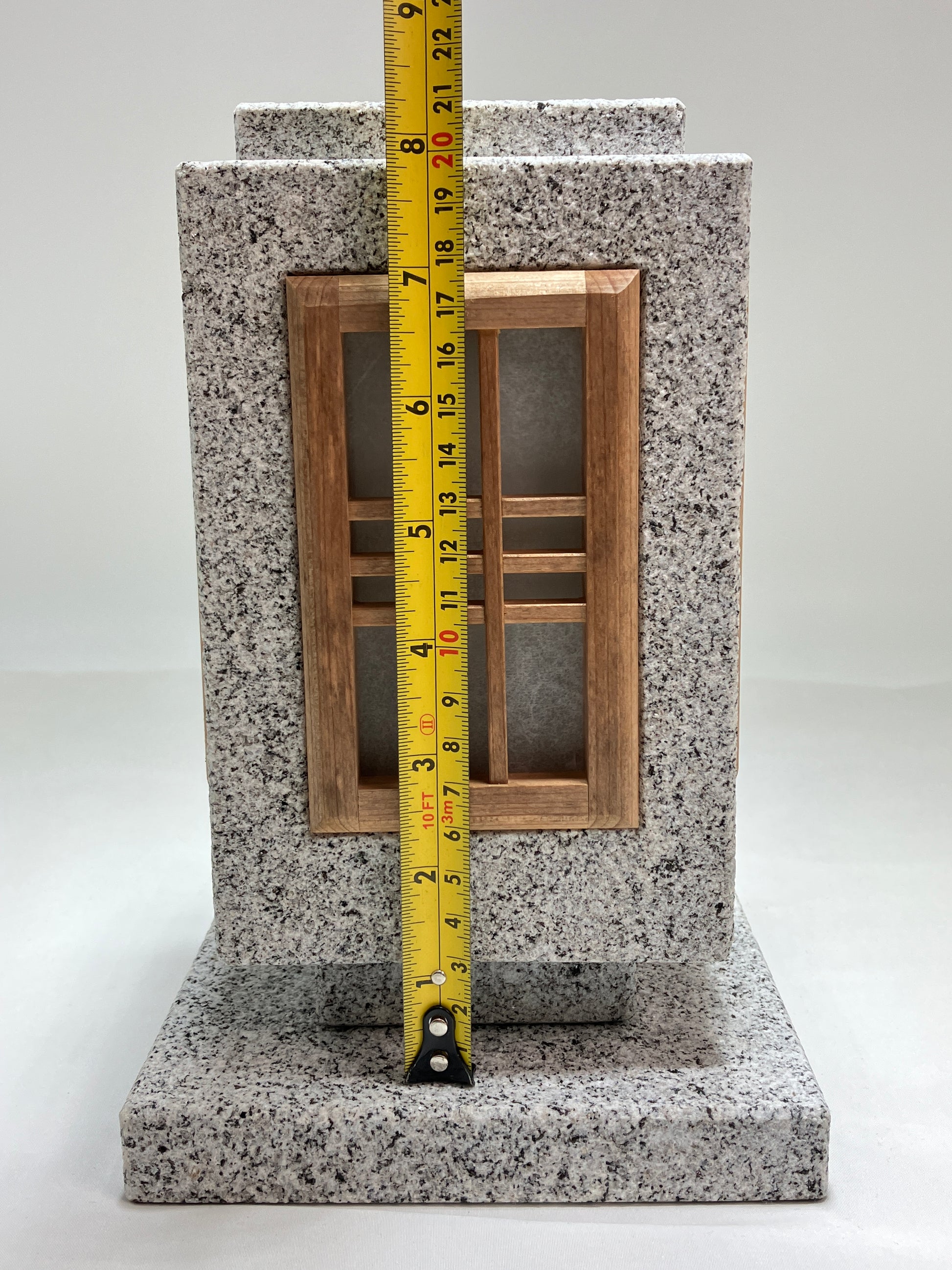 Andon Type Stone Lantern Granite Japanese Garden For Lighting