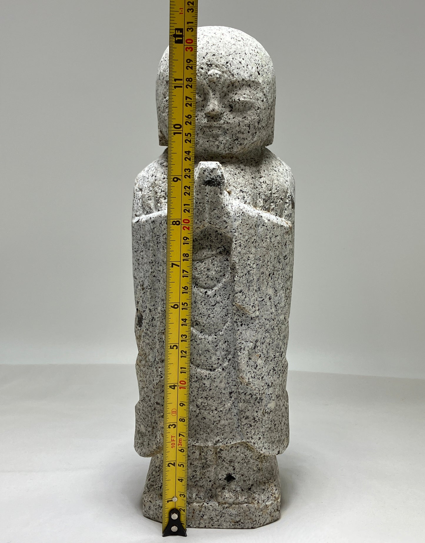 Stone Jizo Granite Japanese Garden Ornament Statue 1f / 31cm