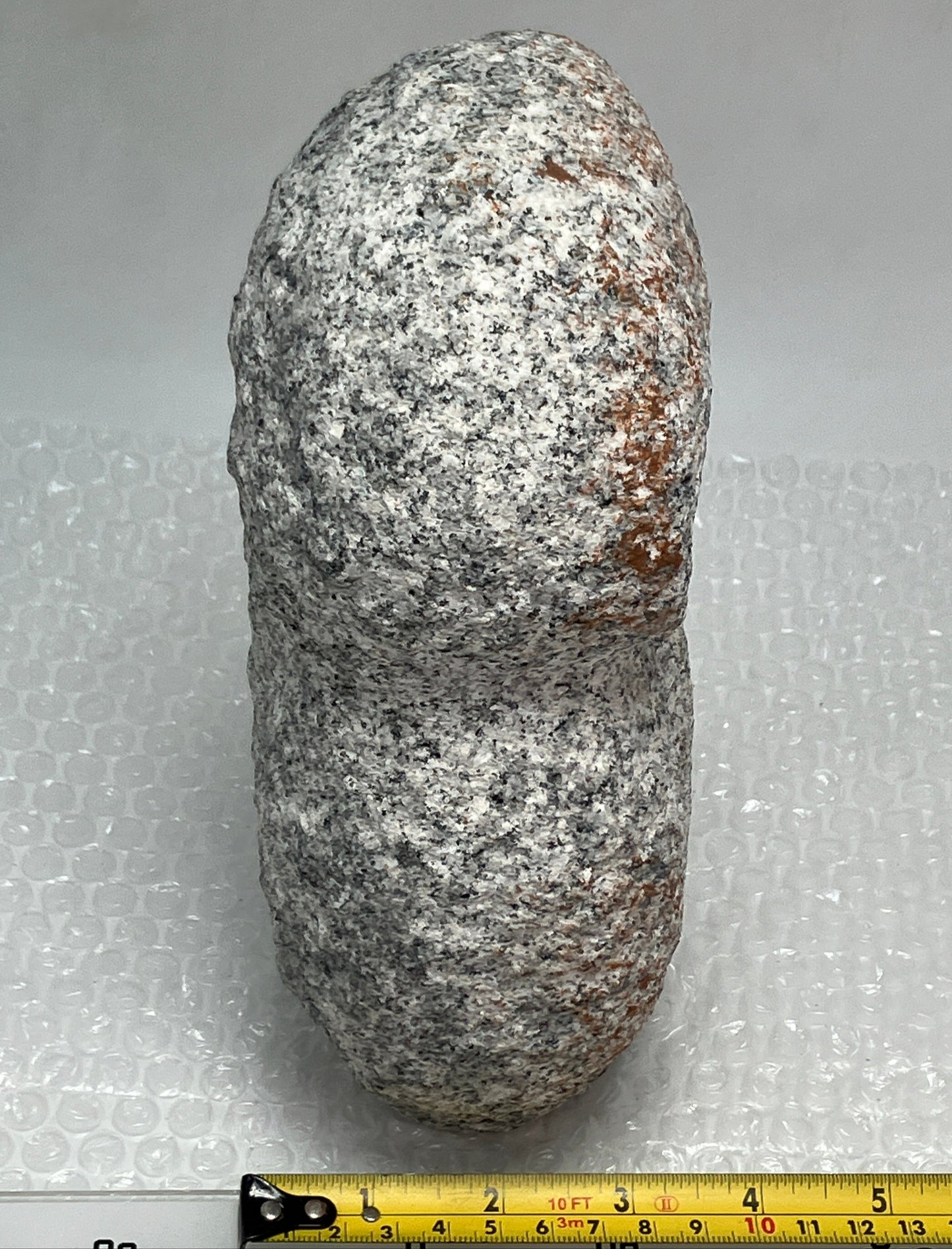Owl Granite Gray Stone Sculpture Handmade Japanese Garden Bird