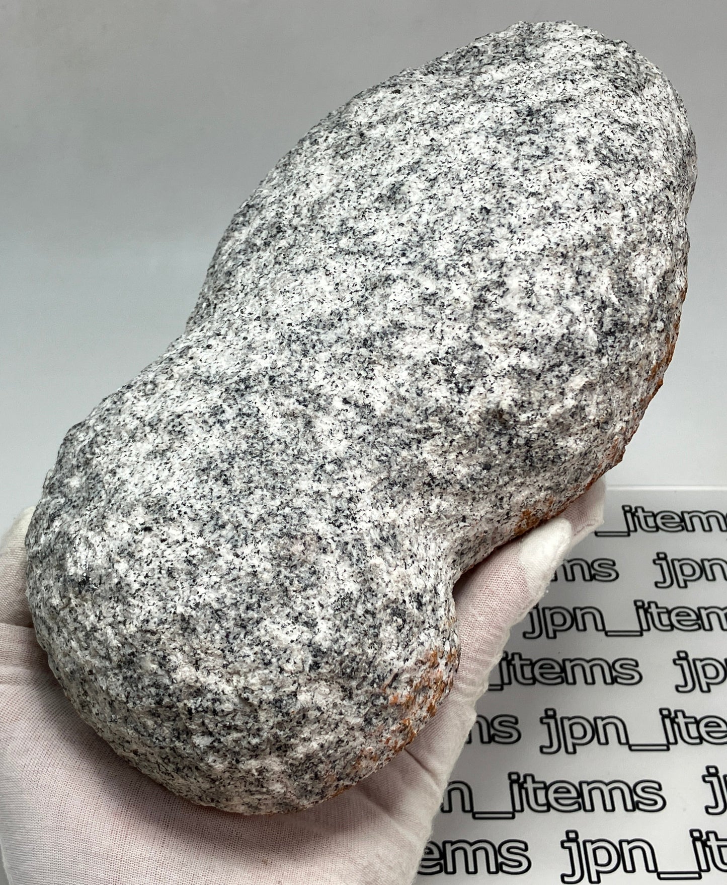 Owl Granite Gray Stone Sculpture Handmade Japanese Garden Bird