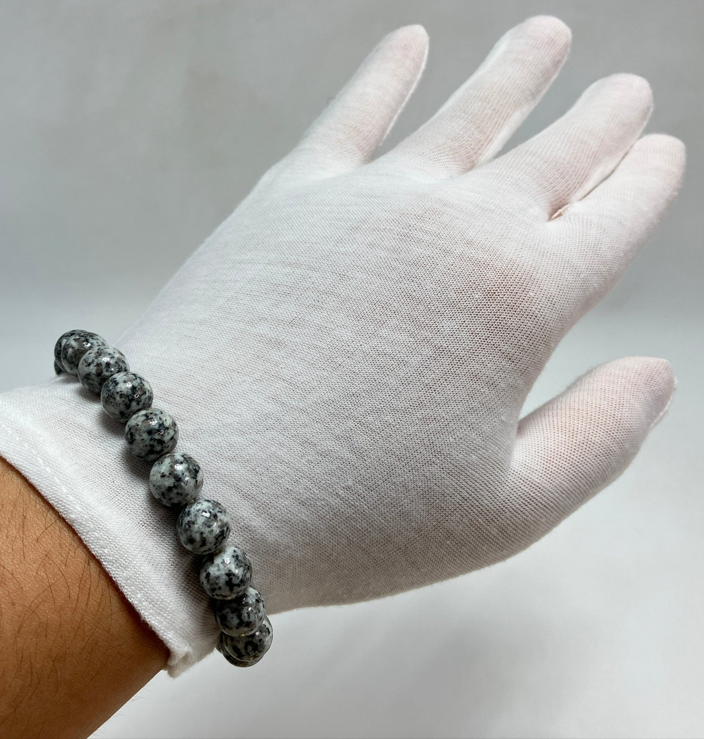 For Women Aji Stone Mala Beads Juzu Bracelet Buddhist Japanese 8mm Kyoto