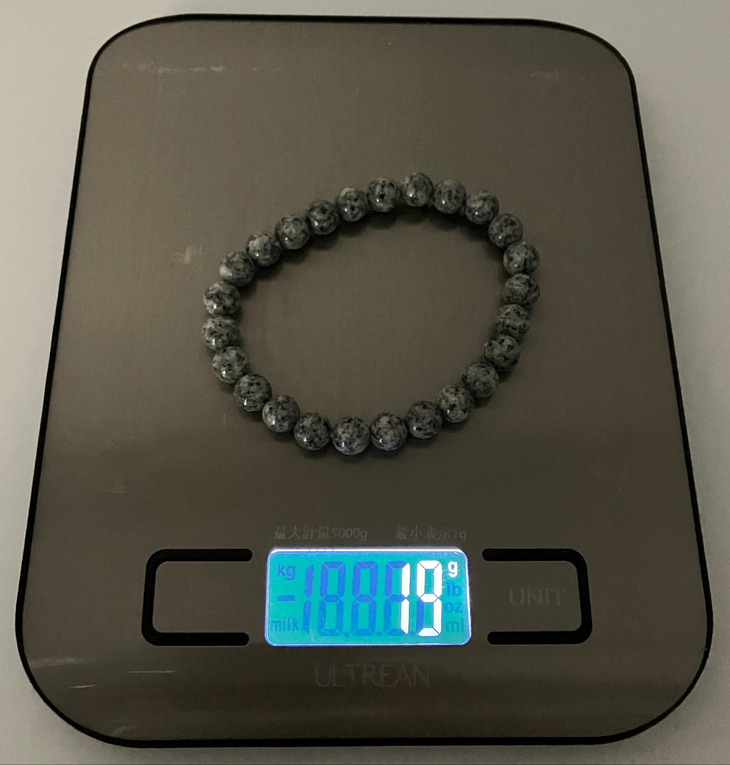 For Women Aji Stone Mala Beads Juzu Bracelet Buddhist Japanese 8mm Kyoto