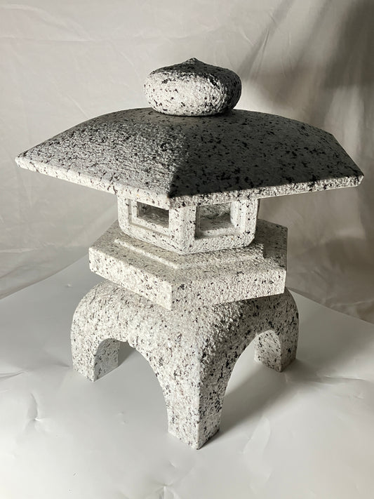 Stone Lantern Yukimi Tourou Medium Granite Japanese Garden Ornament Statue