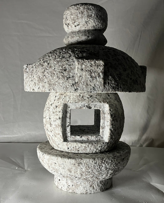 Stone Lantern Misaki Tourou Medium Granite Japanese Garden Ornament Statue Japan