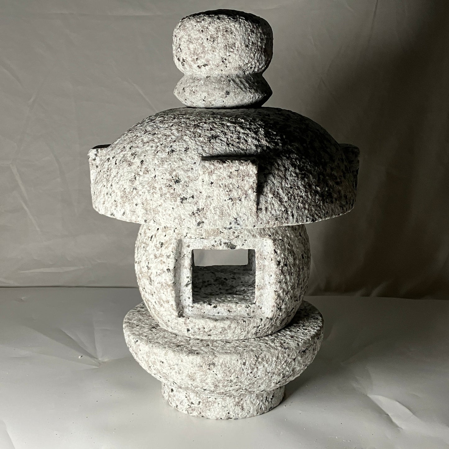 Stone Lantern Misaki Tourou Medium Granite Japanese Garden Ornament Statue Japan