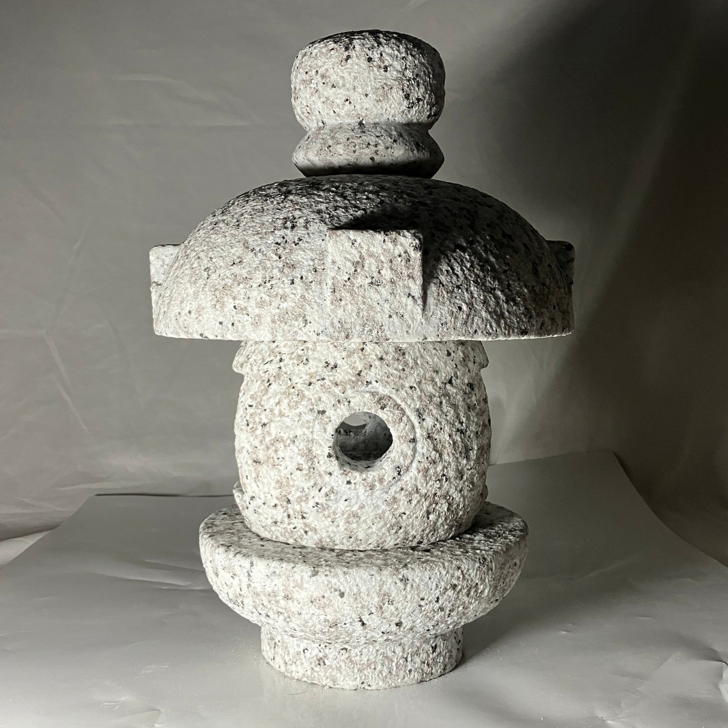 Stone Lantern Misaki Tourou Medium Granite Japanese Garden Ornament Statue Japan