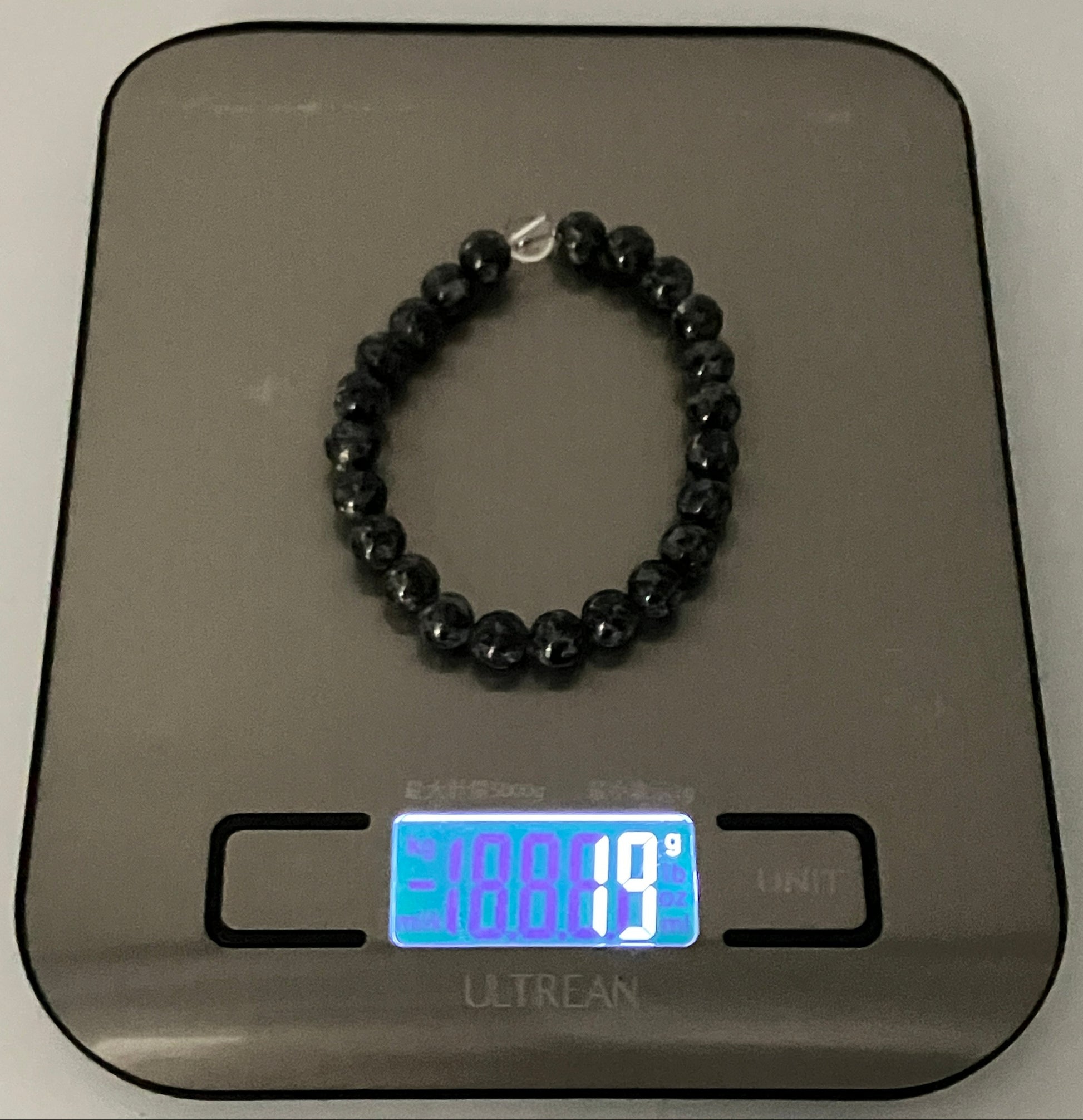 Bichu Black Blue Diorite Stone Mala Beads Juzu