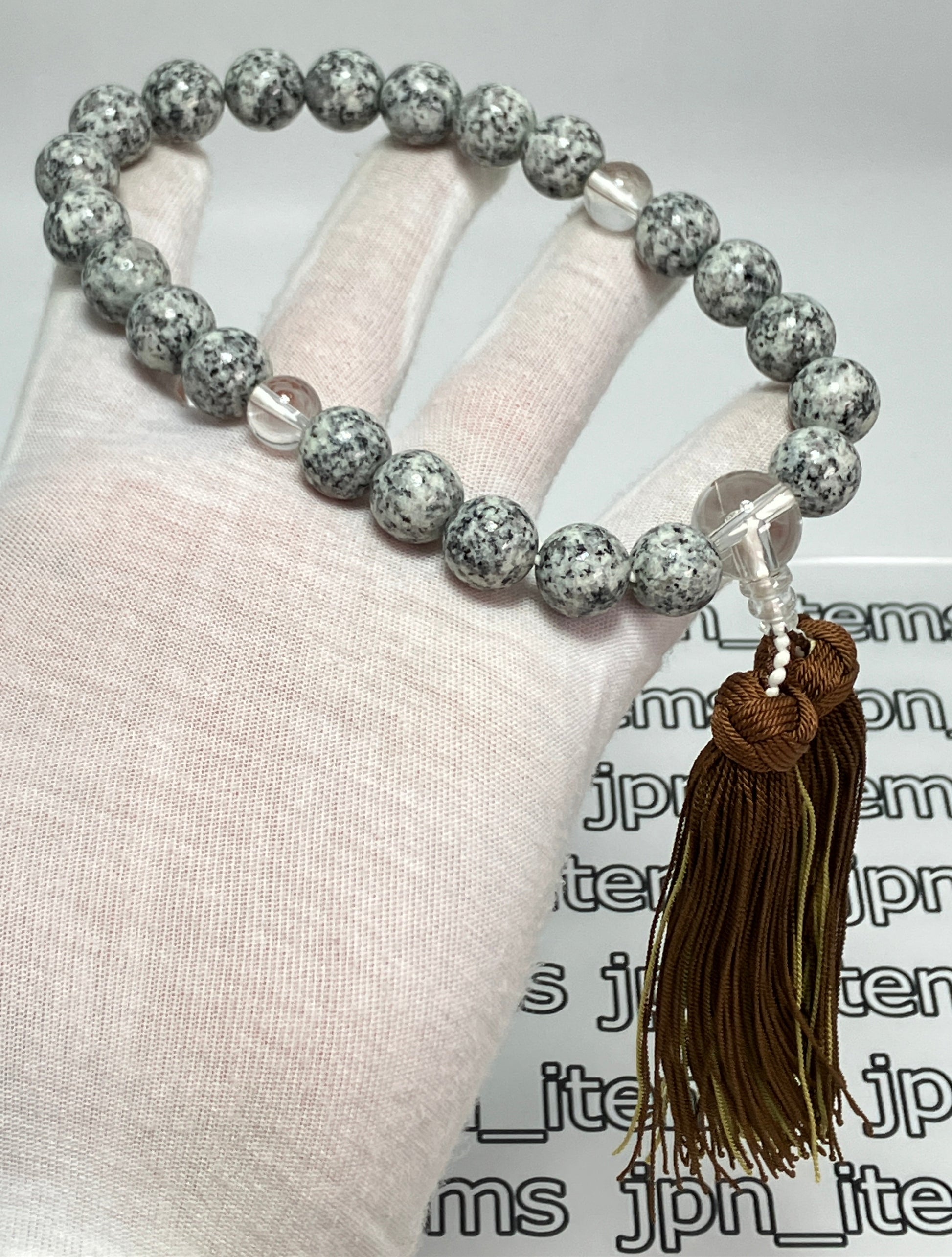 Makabe Stone Buddhist Prayer Beads Juzu