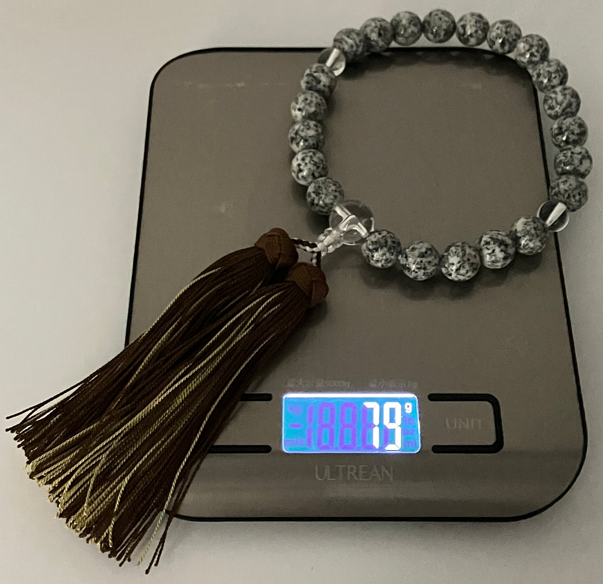 Makabe Stone Buddhist Prayer Beads Juzu