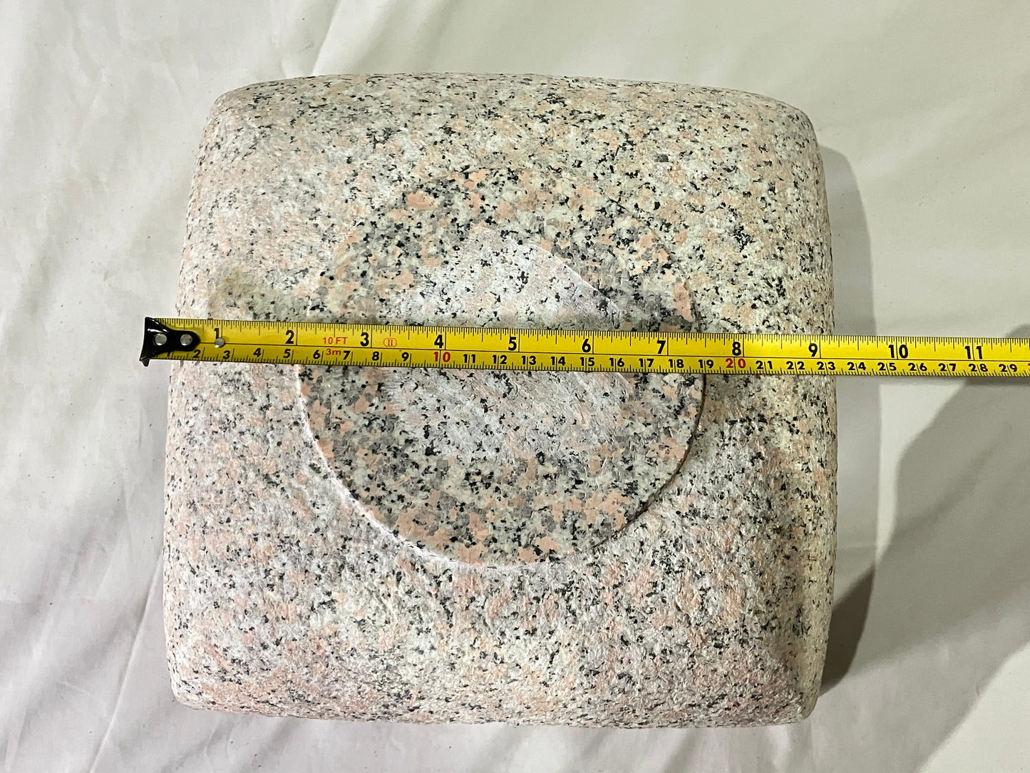 Zen Pink Stone Lantern Yukimi Tourou Medium Granite Japanese Garden Ornament Statue