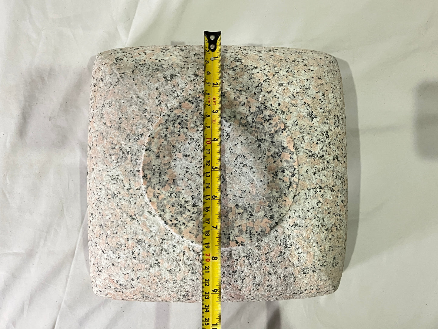 Zen Pink Stone Lantern Yukimi Tourou Medium Granite Japanese Garden Ornament Statue