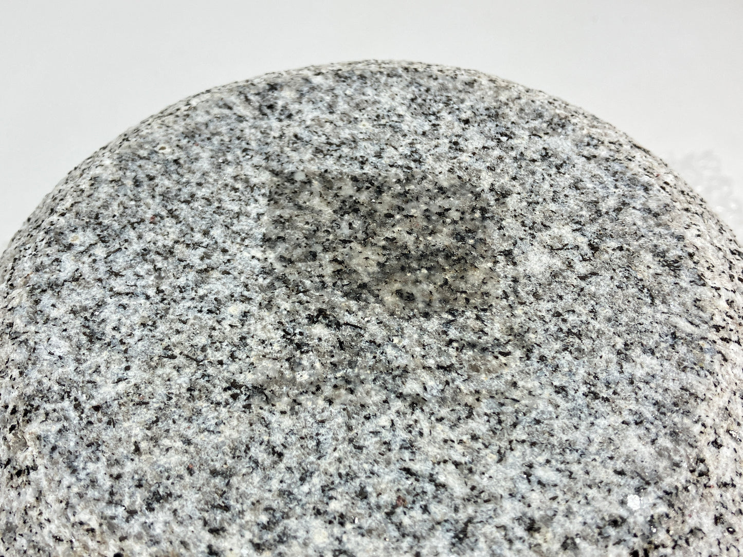Small Granite Stone Water Bowl 6.6 in Chozubachi Japanese Garden Ornament Statue