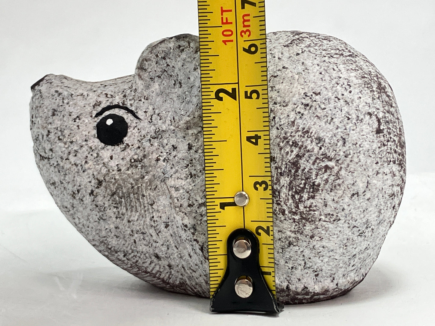 Small Gray Rat Mouse Figurine Granite Stone Sculpture Handmade Japan 2019