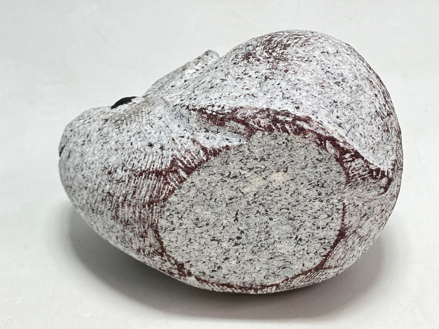 Small Gray Rat Mouse Figurine Granite Stone Sculpture Handmade Japan 2019