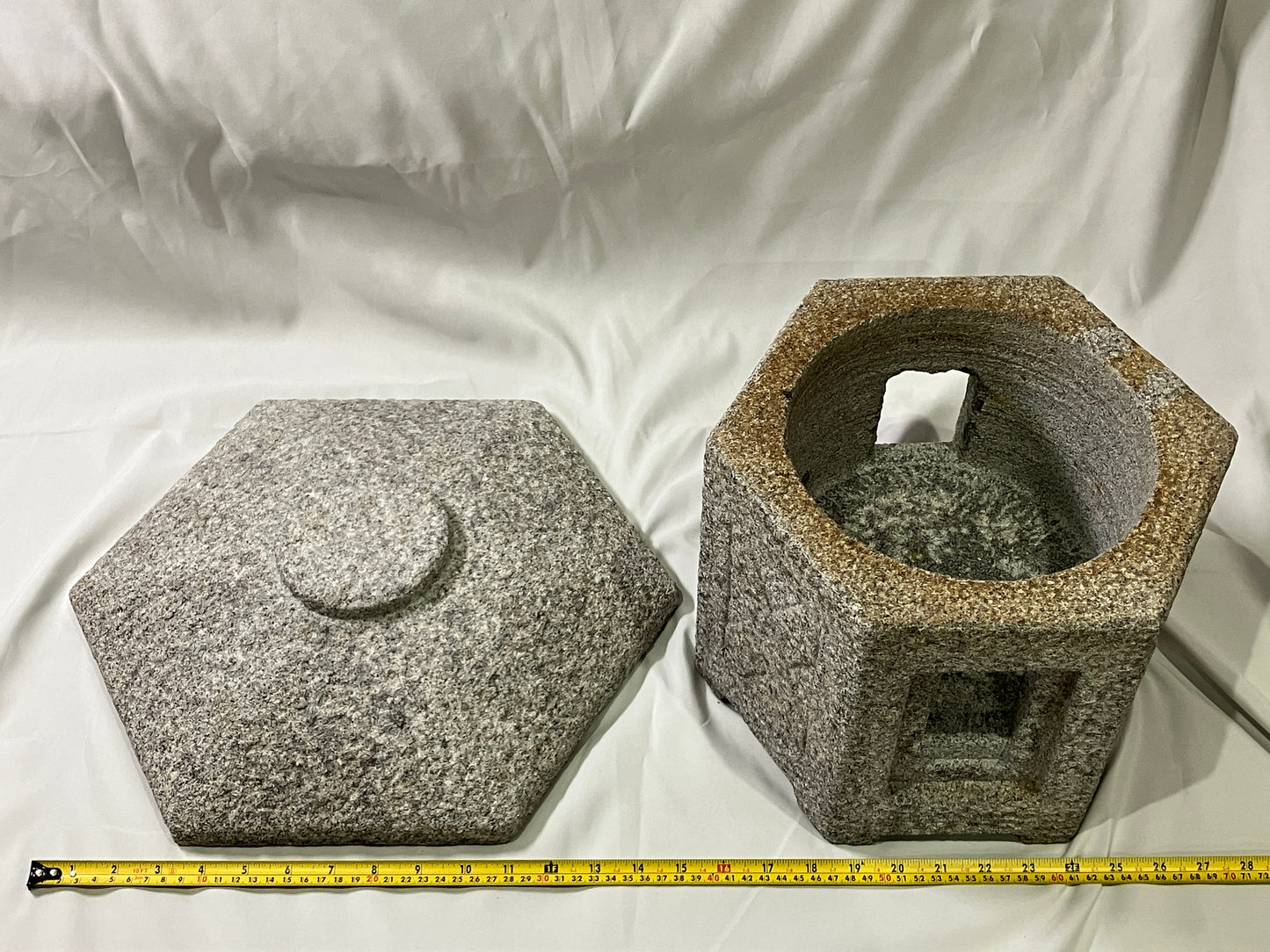 Stone Lantern Sunshouan Tourou Medium Granite Japanese Garden Ornament Statue