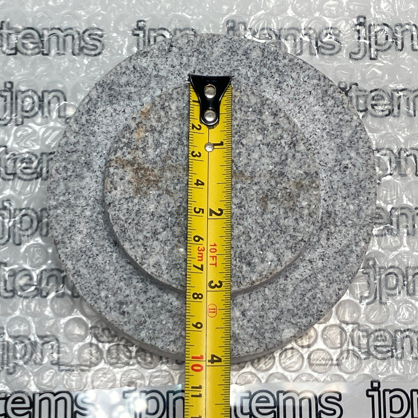 Zen Tsukubai Chozubachi Gray Granite Stone Sculpture Handmade Japanese Garden