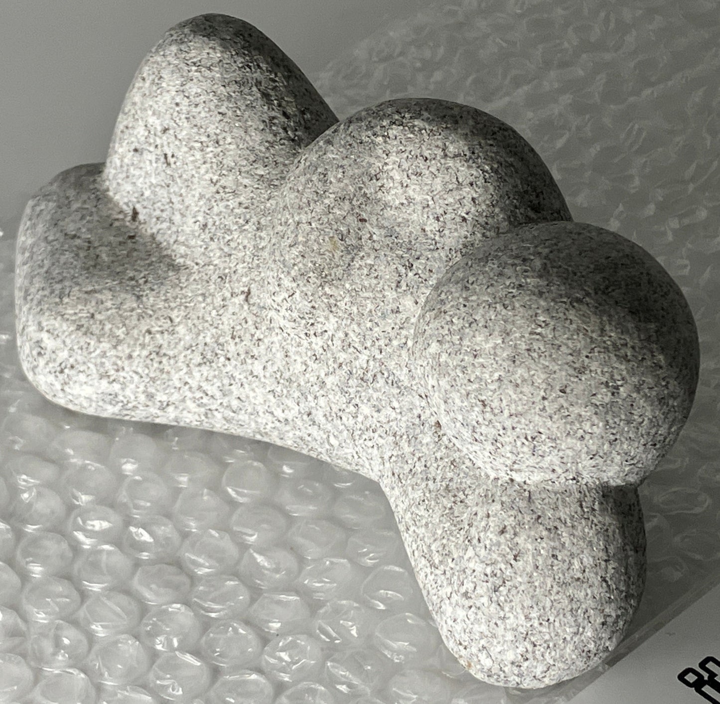 Stick Figure Stone Sculpture Grey