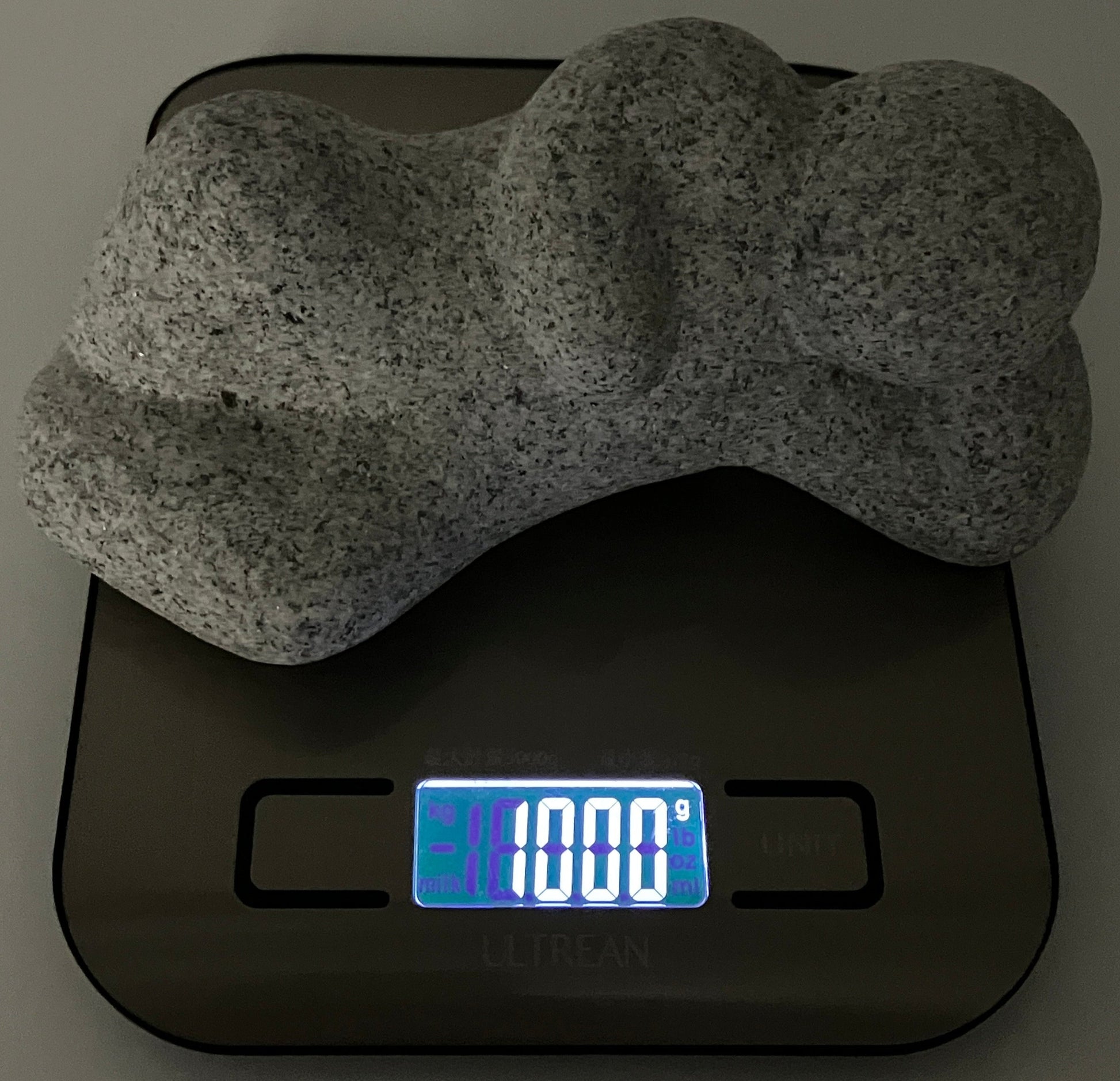 Stick Figure Stone Sculpture Grey