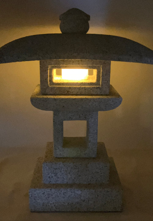 Zen Small Stone Lantern Kanshuji Tourou Granite Japanese Garden Ornament Statue