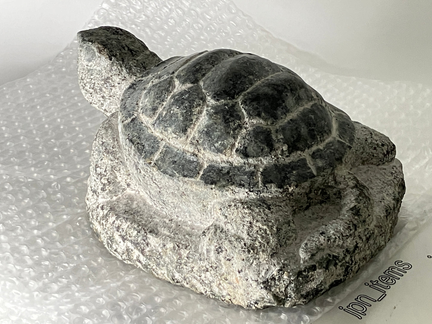 Turtle Statue Verde Fountain Granite Stone Sculpture Handmade Japanese Garden