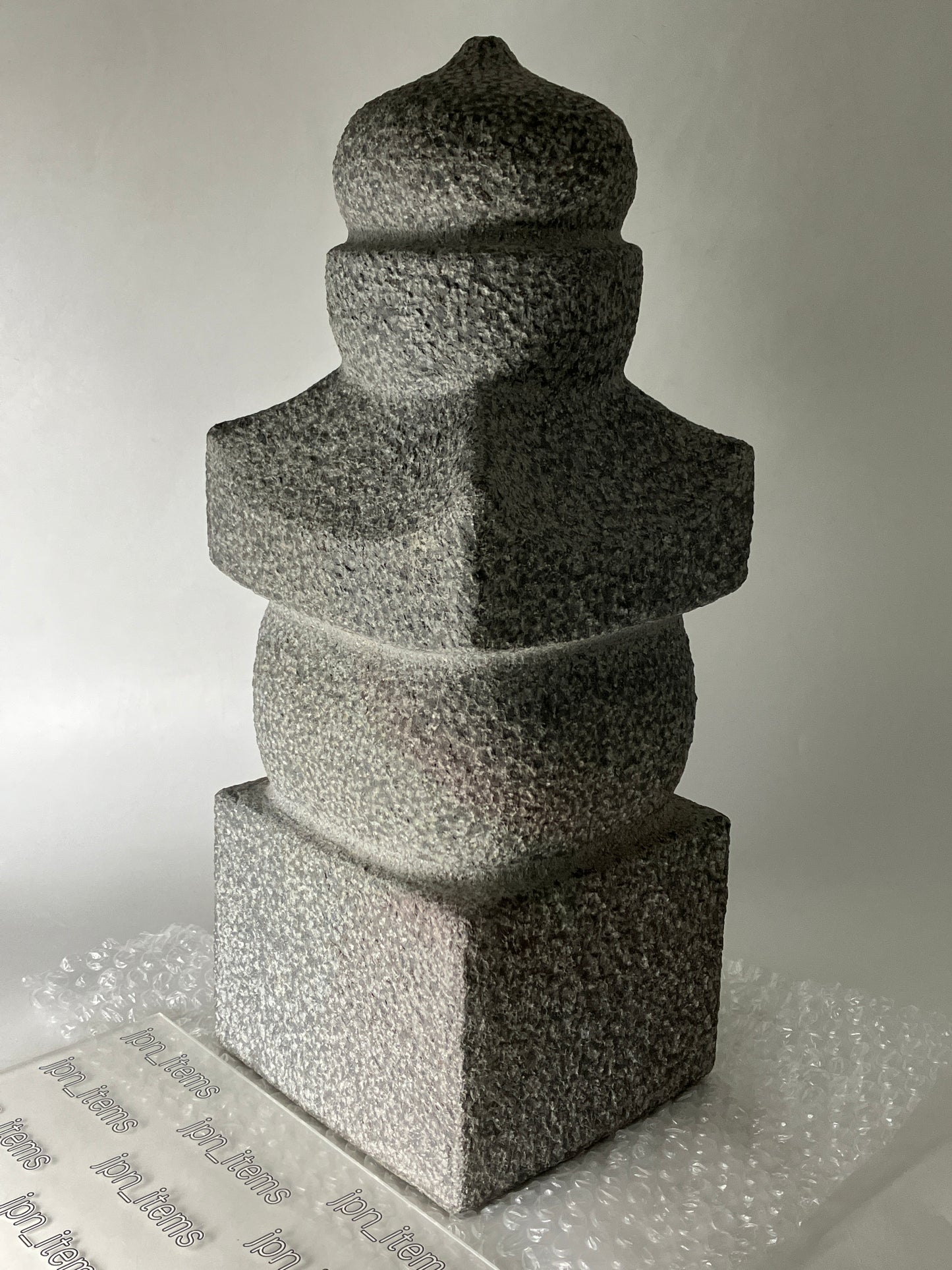 Gorinto Medium Andesite Gray StoneJapanese Garden Statue