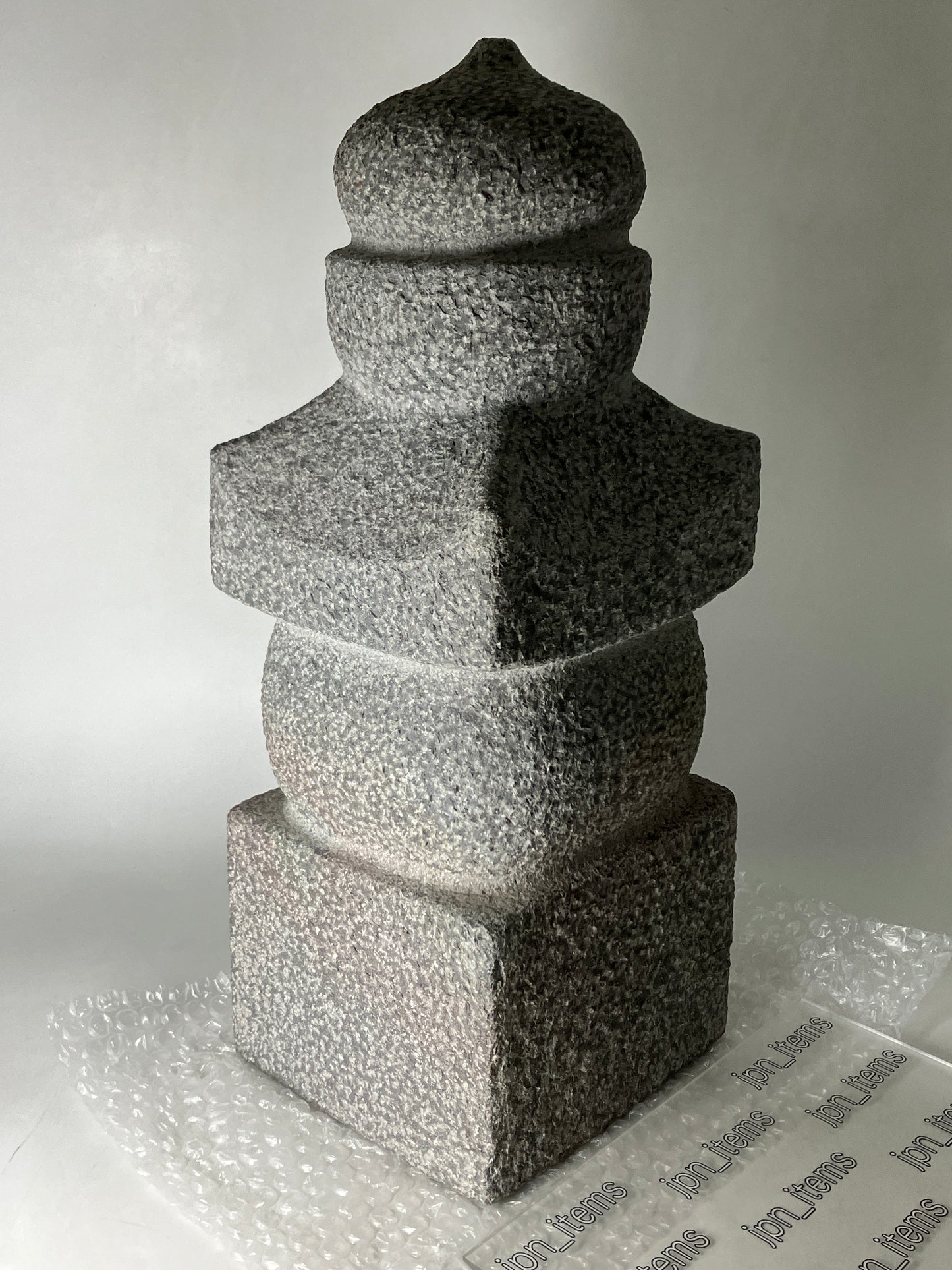 Gorinto Medium Andesite Gray StoneJapanese Garden Statue