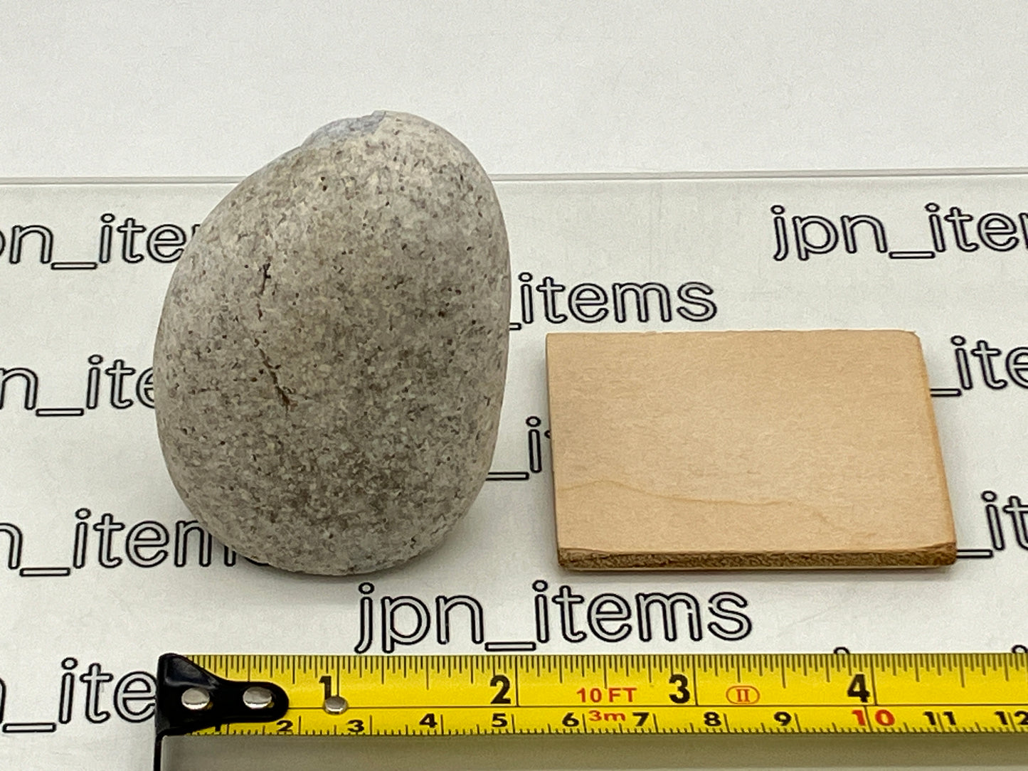 Miniature Shengmu Pebble Stone Jizo Sculpture Handmade Japanese Type C