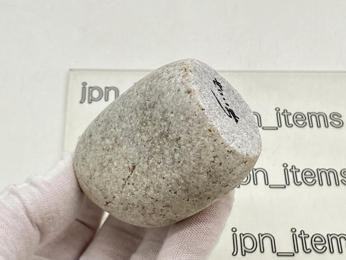 Miniature Shengmu Pebble Stone Jizo Sculpture Handmade Japanese Type C