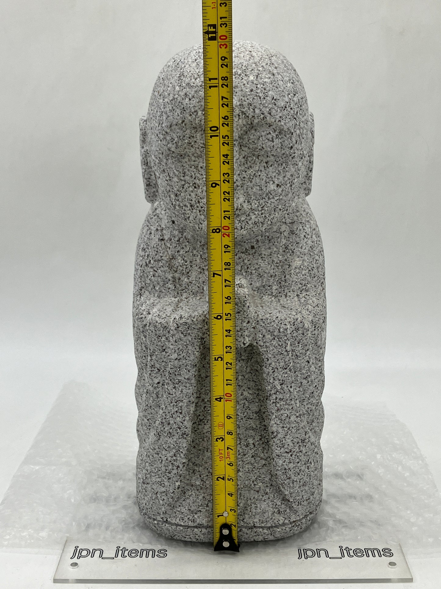 Jizo Ojizo-Sama Granite Stone Sculpture Handmade Japanese Garden Buddhism