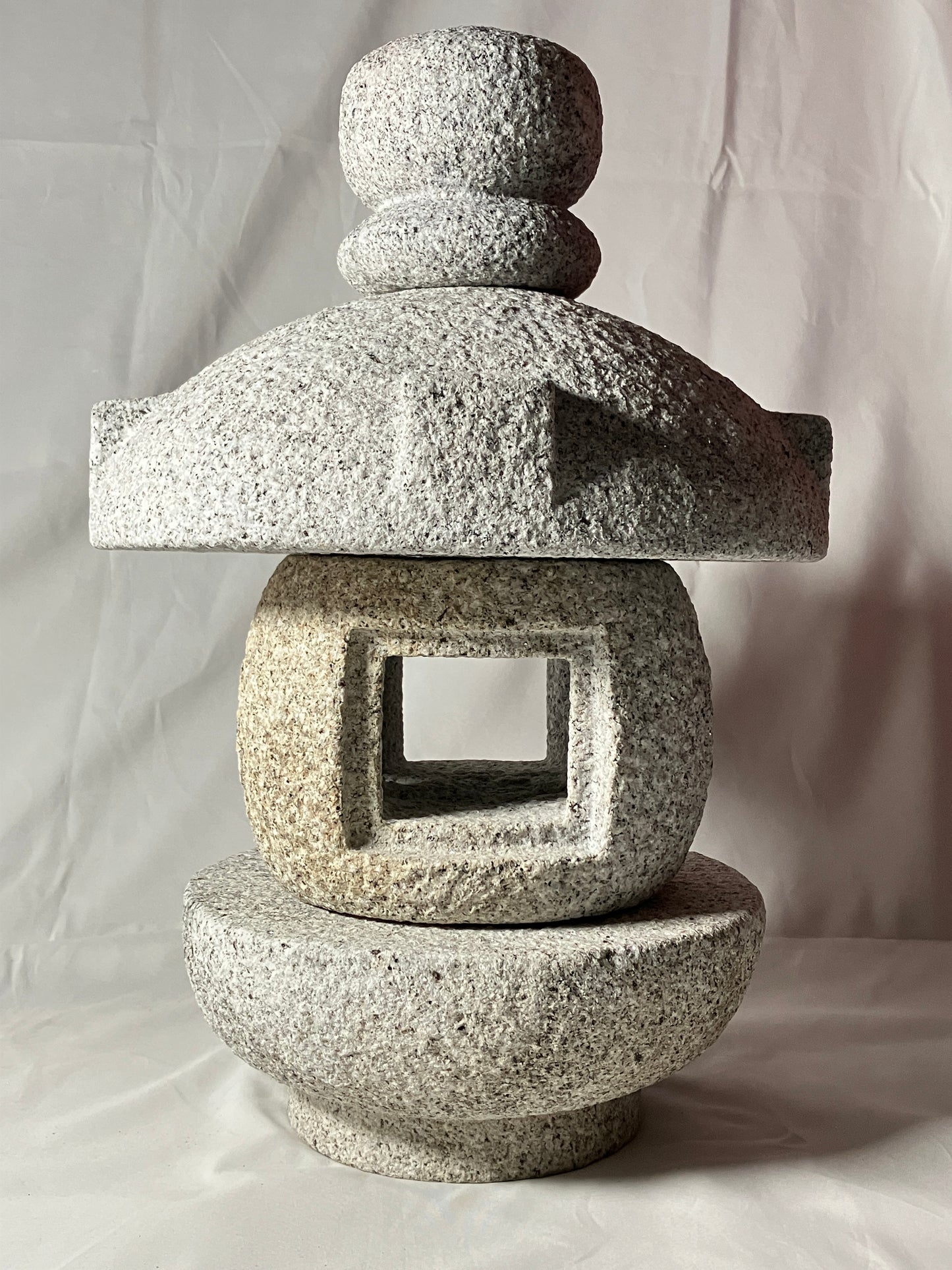 Stone Lantern Misaki Tourou Medium Granite Japanese Garden Ornament Statue Japan