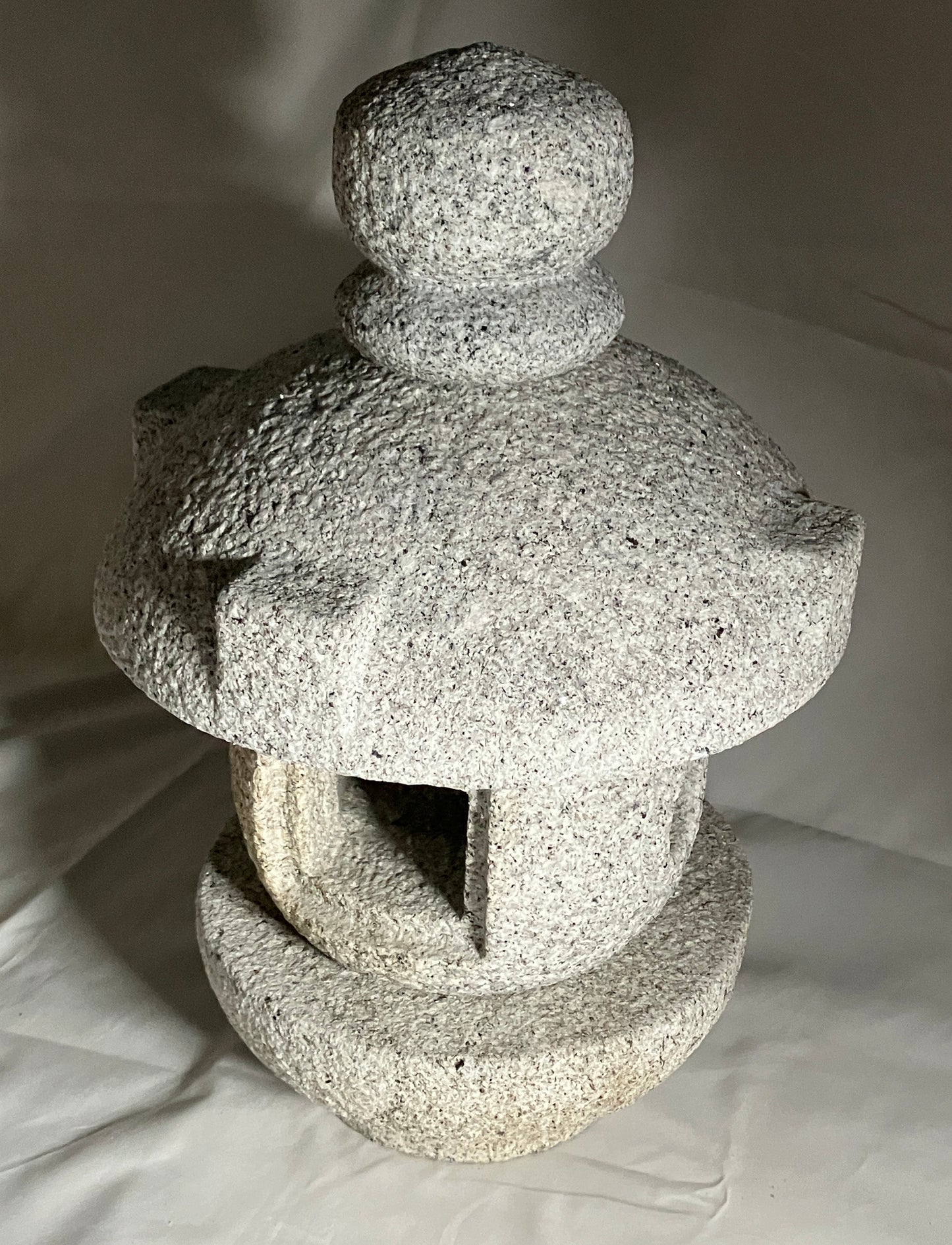 Stone Lantern Misaki Tourou Medium Granite Japanese Garden Ornament Statue Japan