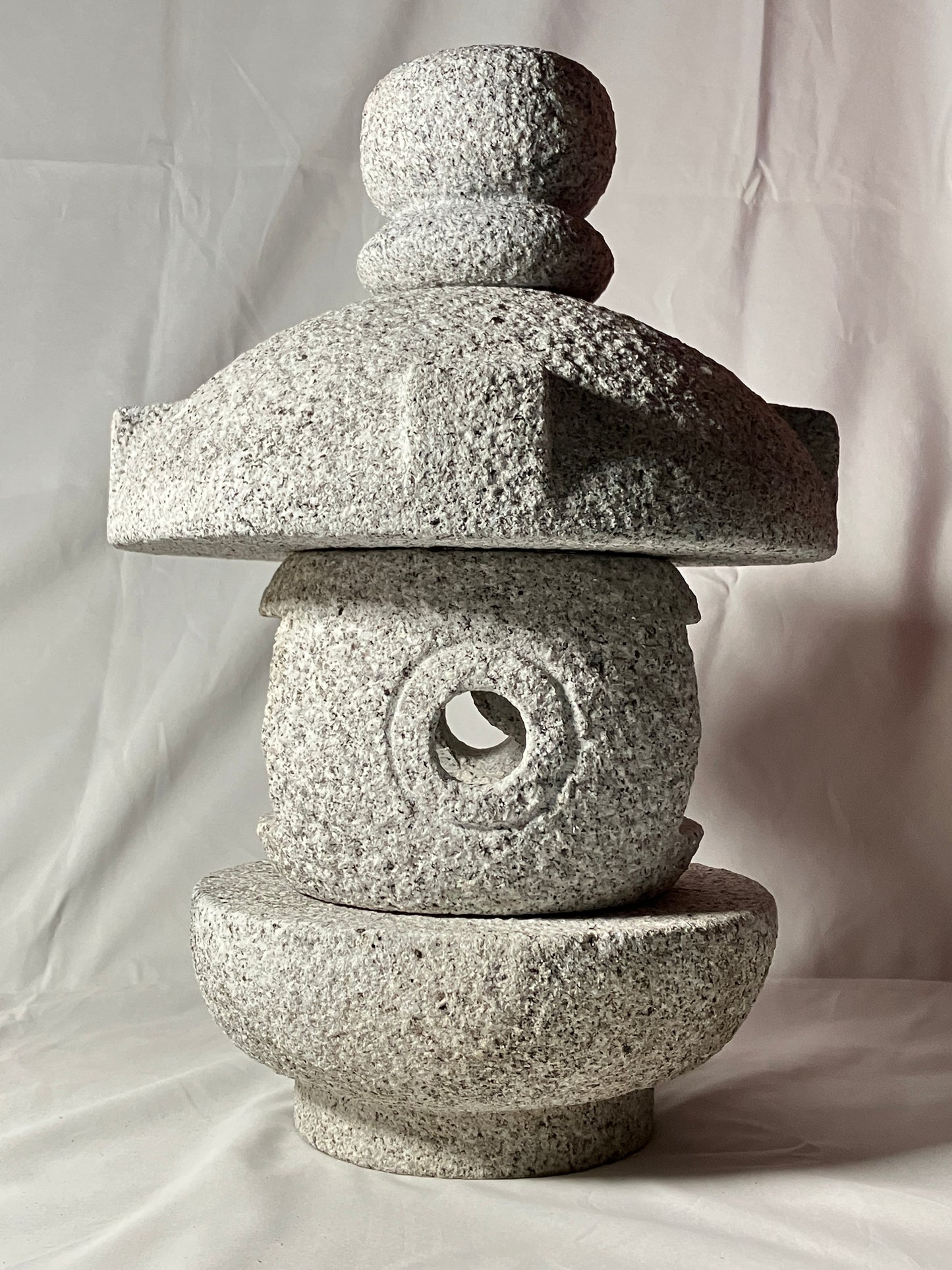 Stone Lantern Misaki Tourou Medium Granite Japanese Garden Ornament Statue Japan