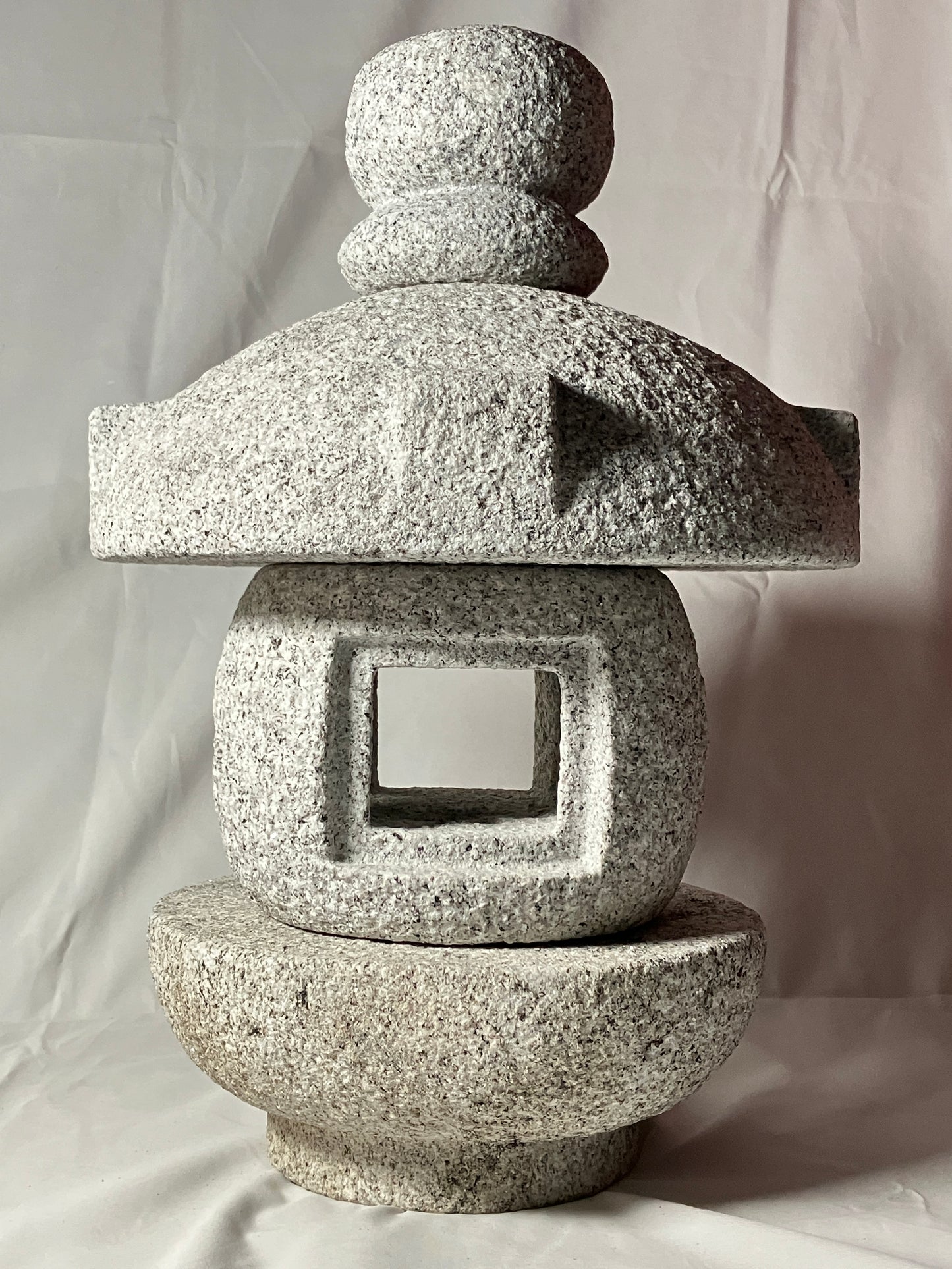 Stone Lantern Misaki Tourou Medium Granite Japanese Garden Ornament Statue Japan