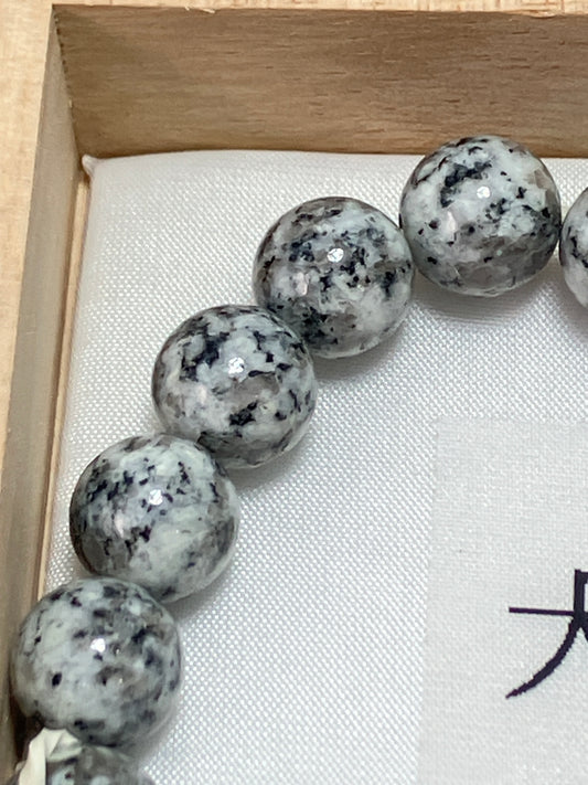 For Women Oshima Stone Mala Beads Juzu Bracelet Buddhist Japanese 10mm Kyoto